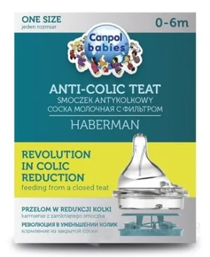 Canpol Babies Flaschenschnuller HABERMAN Silikon
