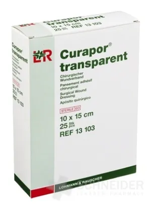 CURAPOR WUNDABDECKUNG TRANSPARENT 10x15 cm
