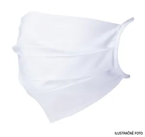 Zweilagige Textilmaske mit Schnürsenkeln