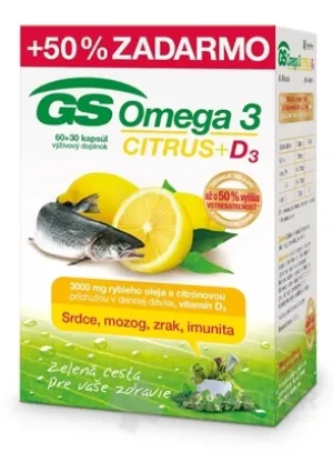 GS Omega 3 ZITRUS + D3