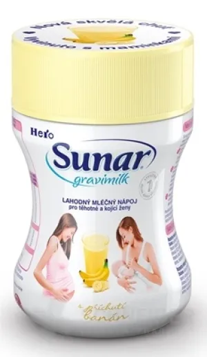 Sunar Gravimilk mit Bananengeschmack