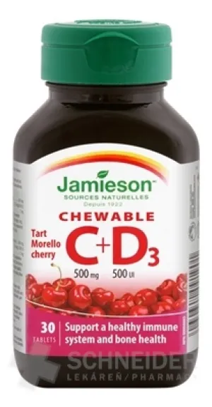 JAMIESON VITAMINE CA D3 500 mg/ 500 IE