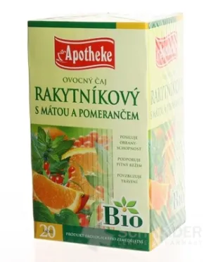 APOTHEKE BIO SELECTION RAKYT. TEE MIT MINZE UND POMAR.