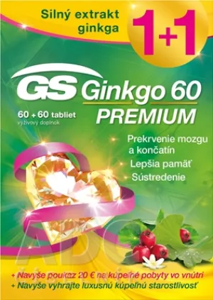 GS Ginkgo 60 Premium Tabl. 60 + 60