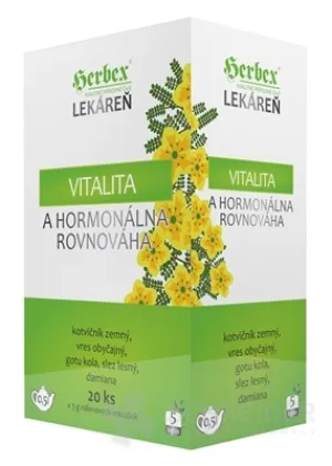 HERBEX-Apotheke VITALITÄT und hormonelles Gleichgewicht