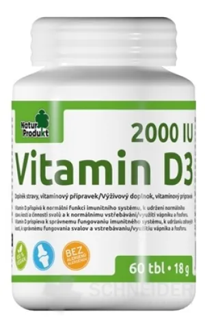 NaturProdukt Vitamin D3 2000 IE