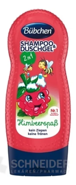 BUBCHEN KIDS SHP+SHOWER. GEL 2in1 HAPPY RASPBERRY