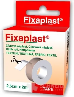FIXAplast Spulenpflaster 2,5 cm x 2 m