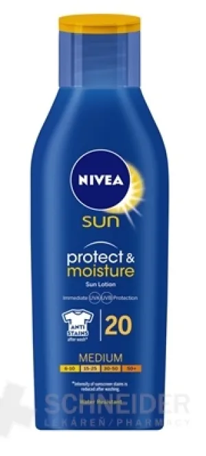 NIVEA SUN Feuchtigkeitslotion zum Bräunen OF20