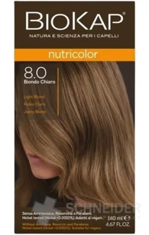 BIOKAP nutricolor Haarfarbe 8.0