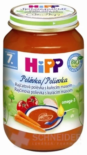 HiPP Bio-Tomatensuppe mit Huhn