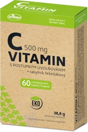 VITAR VITAMIN C 500 mg + Sanddorn