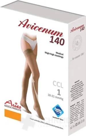 AVICENUM 140 Oberschenkelstrümpfe weich