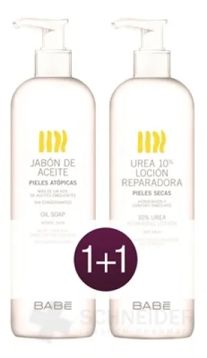 BABÉ TELO DUSCHGEL + UREA 10 % KÖRPERMILCH