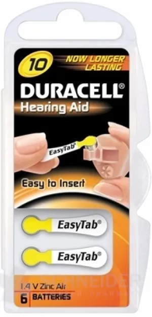 DURACELL HA 10 EASYTAB 1,4V-Batterien