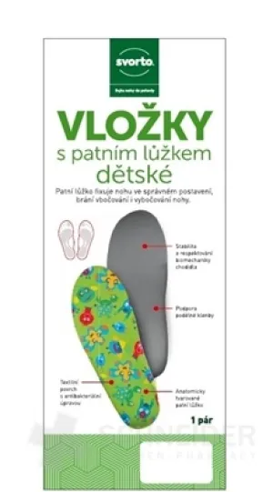 Svorto orthopädische Einlagen mit Fersenbett 014