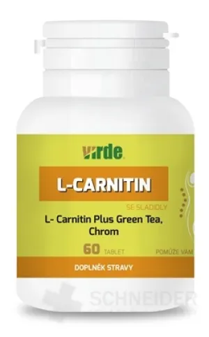 VIRDE L-CARNITIN Plus Grüner Tee, Chrom